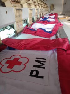 rompi pmi bordir