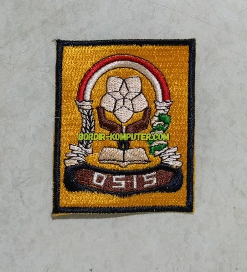 Bordir sekolah logo osis