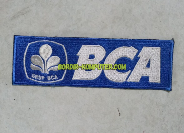 bordir logo BCA