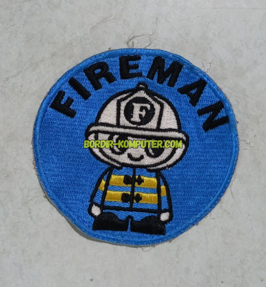 bordir logo patch iron