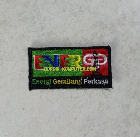 bordir logo perusahaan