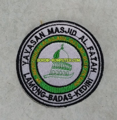 bordir logo sekolah 2