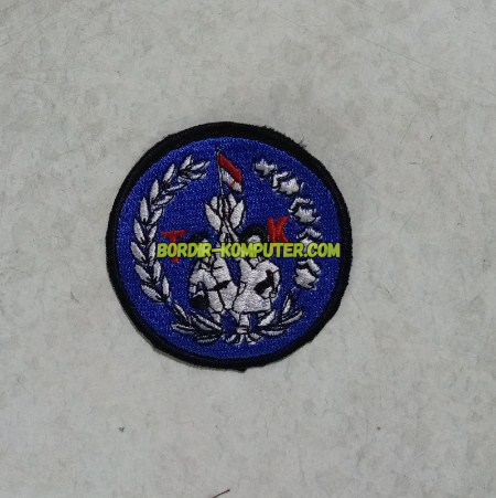 bordir logo sekolah tk