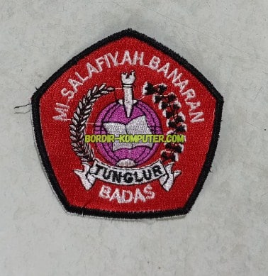 bordir logo sekolah