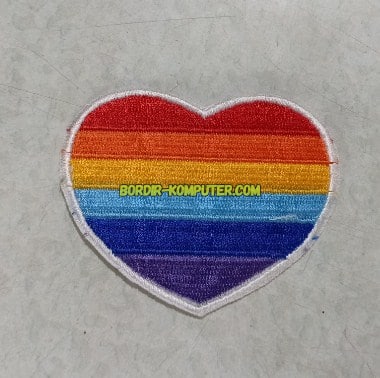 iron patch pelangi