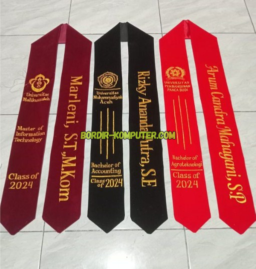 Promo Buat Selempang Wisuda Murah di Kediri, Tempat Terpercaya! selempang wisuda selempang