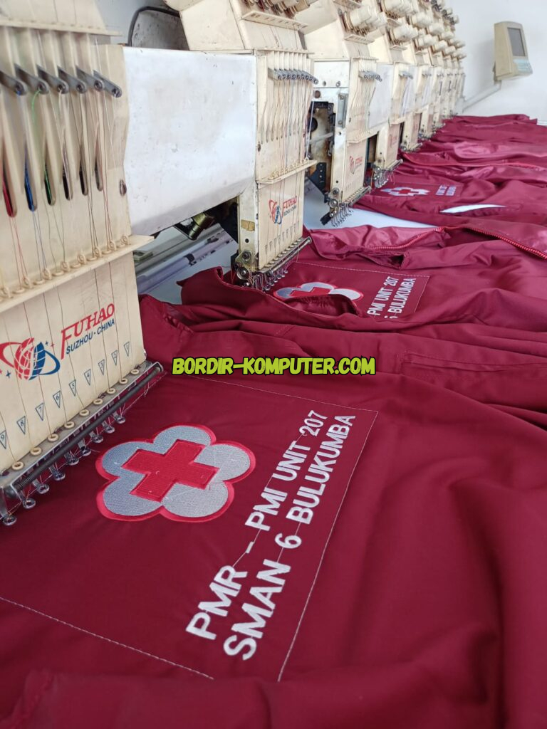 bordir baju pmi