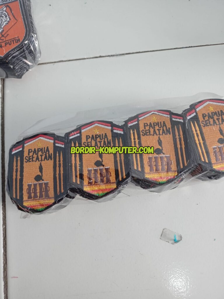 bordir logo papua selatan