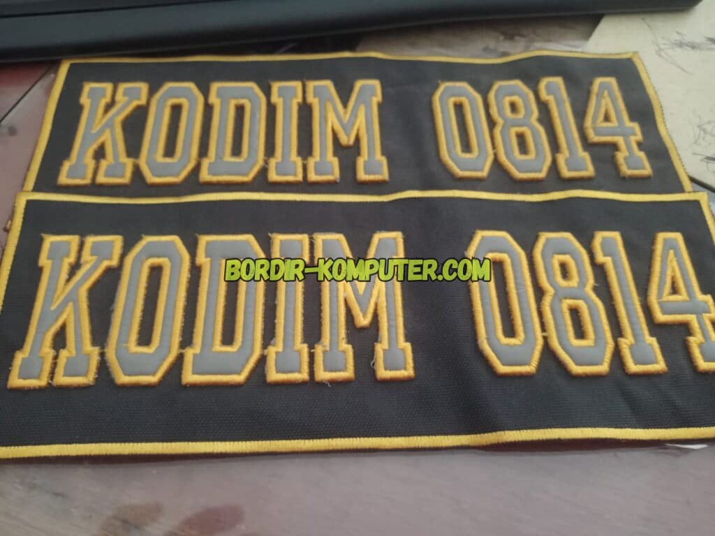 bordir timbul kodim