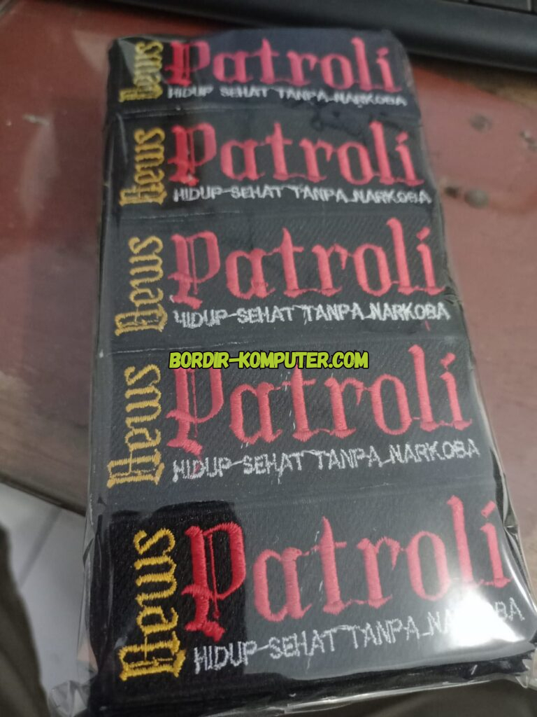 logo bordir patroli