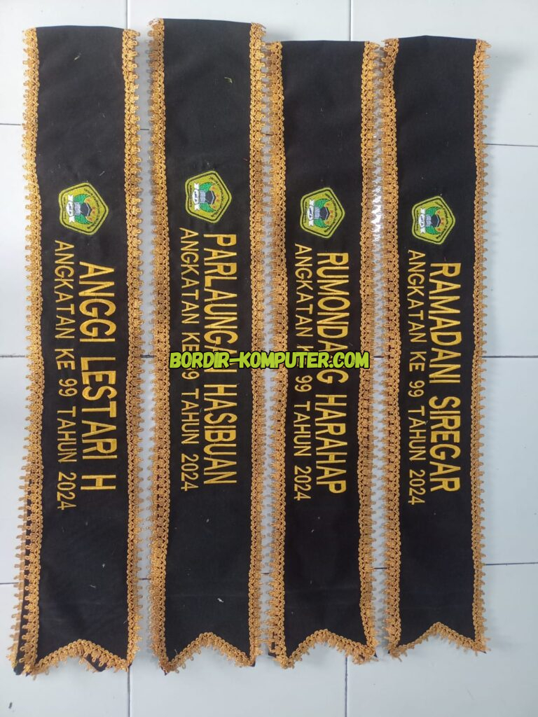 selempang wisuda angkatan