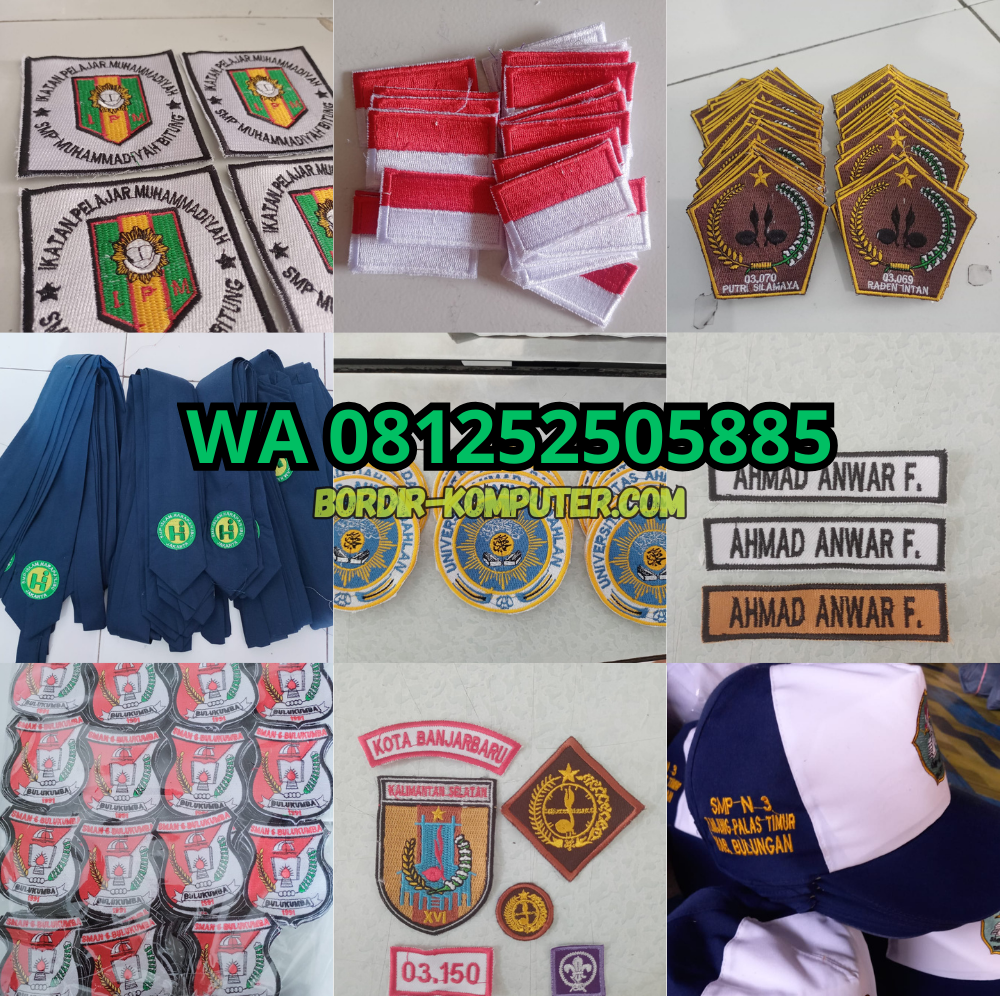 Bordir Atribut Sekolah Aceh Barat Daya Promo Jasa Murah Ongkir