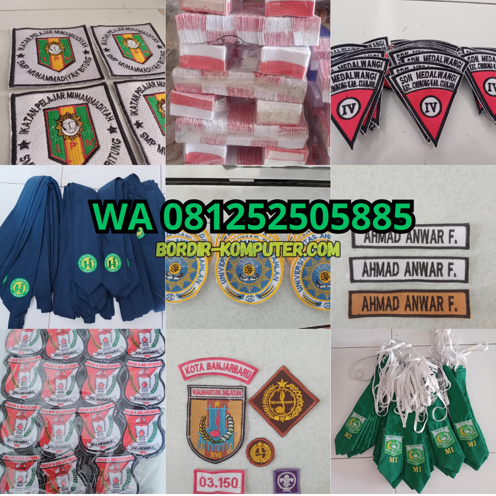 Promo Bordir Atribut Sekolah Aceh Barat Daya, Jual Murah Ongkir