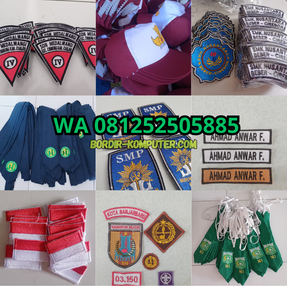 Promo Bordir Atribut Sekolah Aceh Barat Daya, Jual Murah!