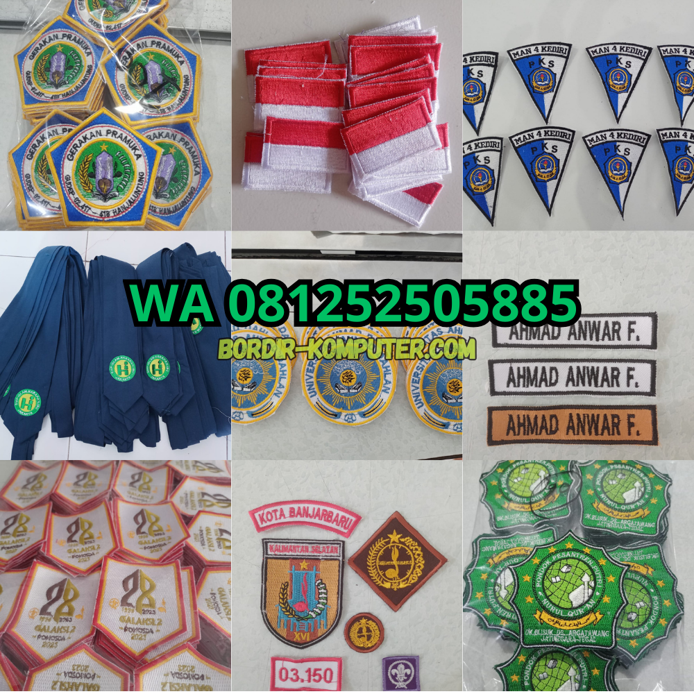 Promo Jasa Bordir Atribut Sekolah Aceh Besar, Gratis Ongkir!
