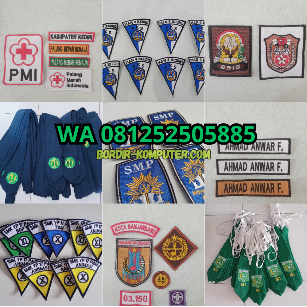 Promo Jual Bordir Atribut Sekolah Aceh Selatan, Gratis Ongkir!